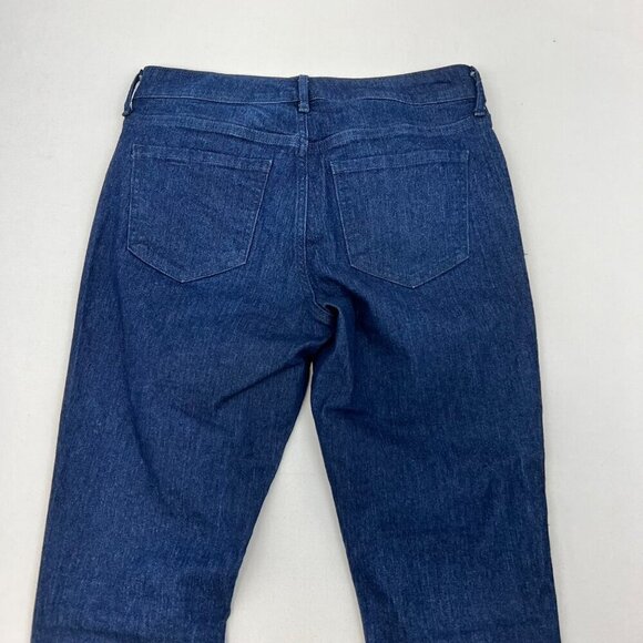 Old Navy Womens Dark Wash Super Skinny Ankle Jeans Mid Rise 6 Stretch - Picture 6 of 9